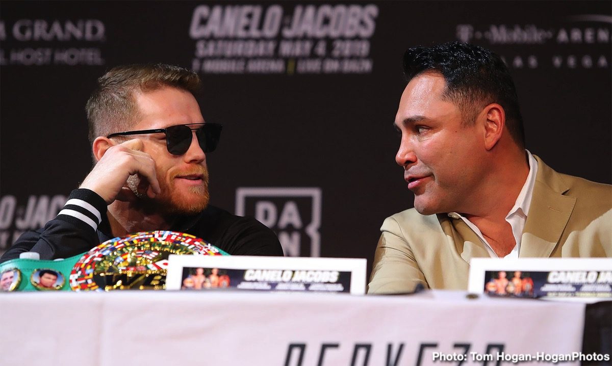 Oscar De La Hoya: DAZN hasn't approved Canelo Alvarez's opponents