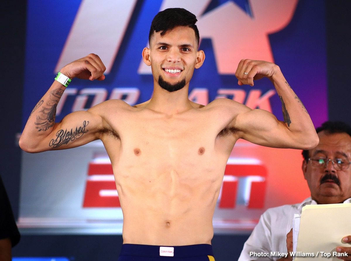 Berchelt vs Vargas II, Dogboe vs Navarrete - Weigh In Results & Photos
