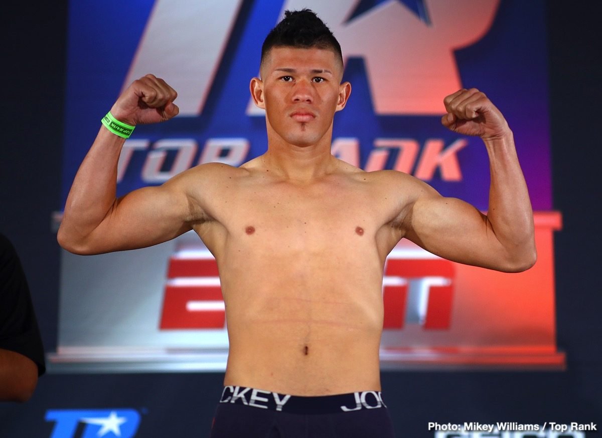 Berchelt vs Vargas II, Dogboe vs Navarrete - Weigh In Results & Photos