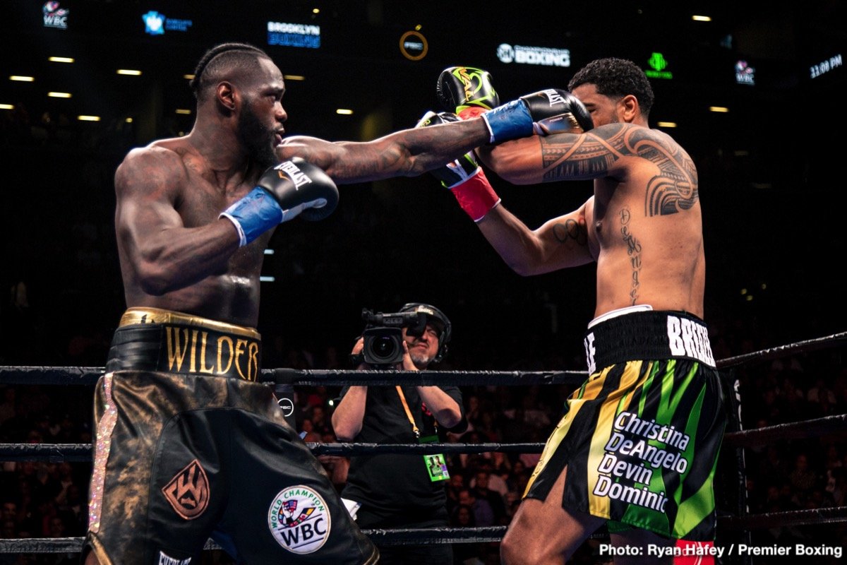Deontay Wilder Boxing News Top Stories Boxing