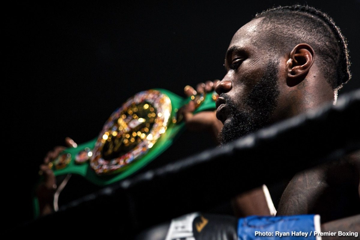 WBC President: Deontay Wilder vs. Dillian Whyte is a tremendous fight