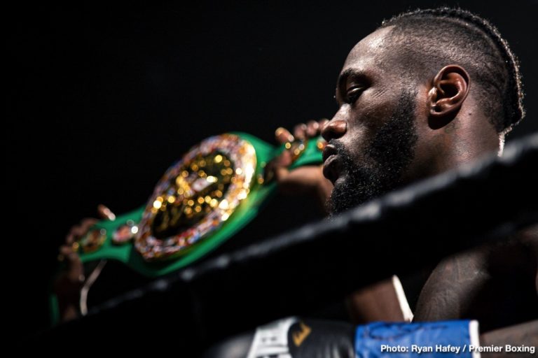 Deontay Wilder targeting Joshua vs. Usyk winner