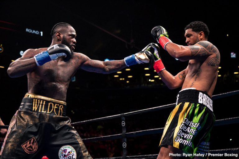 DiBella wants Wilder to face Andy Ruiz Jr, not Charles Martin