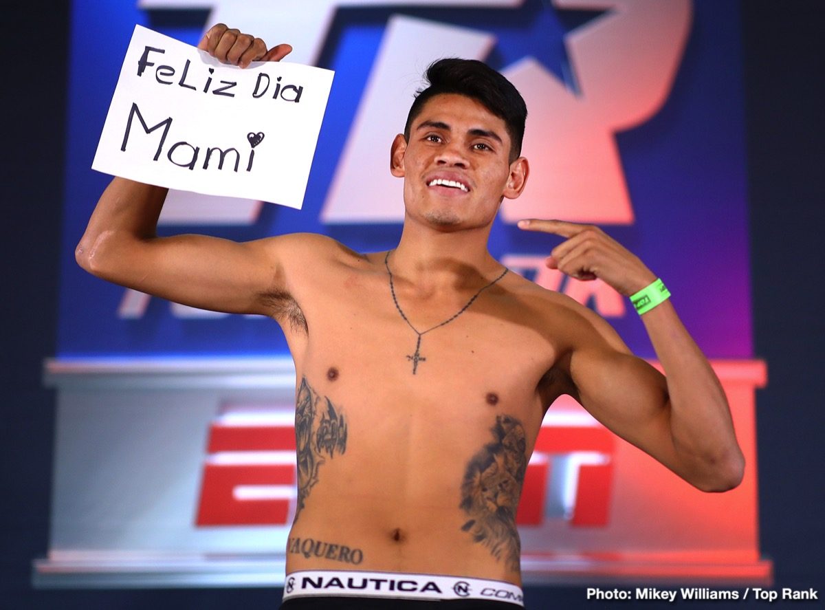 Berchelt vs Vargas II, Dogboe vs Navarrete - Weigh In Results & Photos