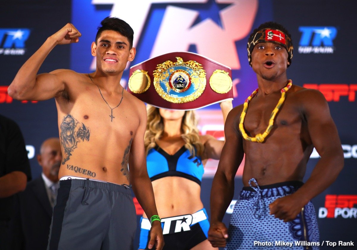 Berchelt/Vargas 2 & Hurd/Williams Weekend Headliners 