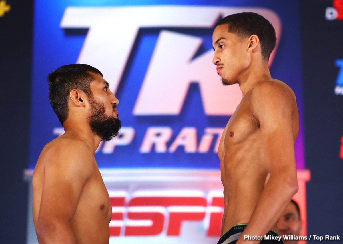 Berchelt vs Vargas II, Dogboe vs Navarrete - Weigh In Results & Photos
