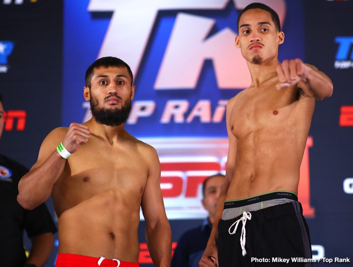 Berchelt vs Vargas II, Dogboe vs Navarrete - Weigh In Results & Photos