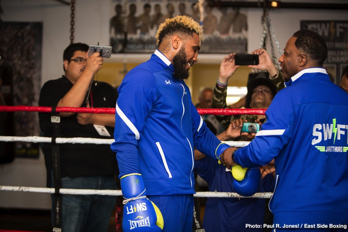 Hurd vs Williams: Jarrett Hurd Media Workout Quotes & Photos