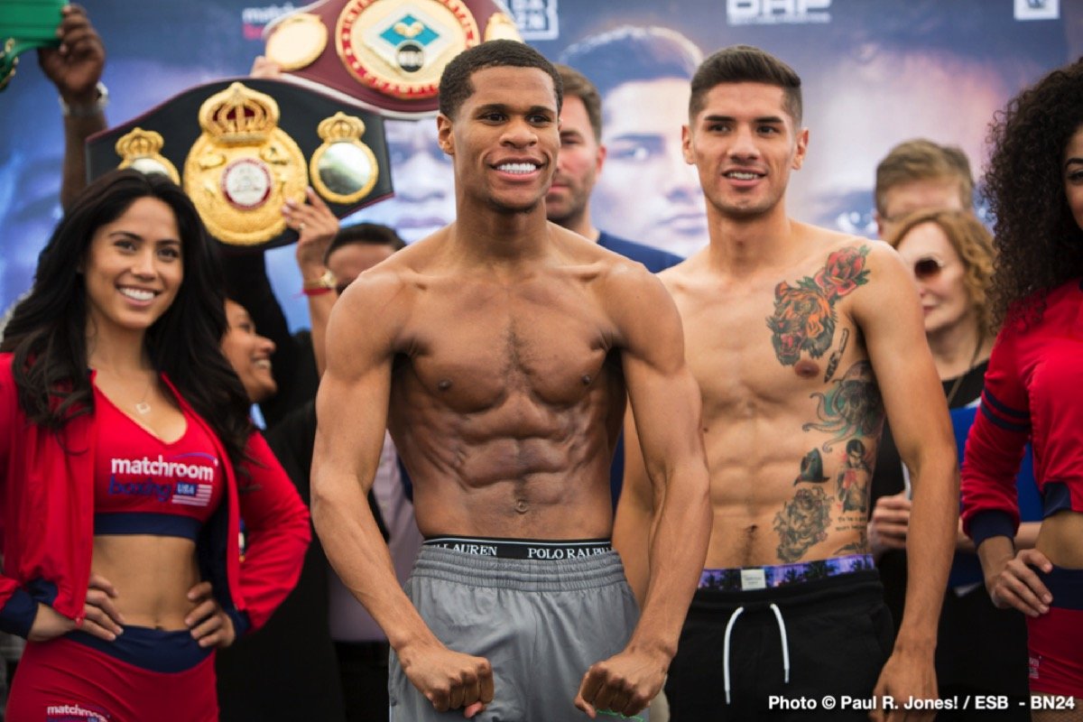 Devin Haney Vs. Antonio Moran Official Weigh-in Results