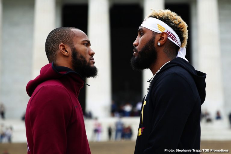 Jarrett Hurd and Julian Williams Meet At National Mall & Lincoln Memorial