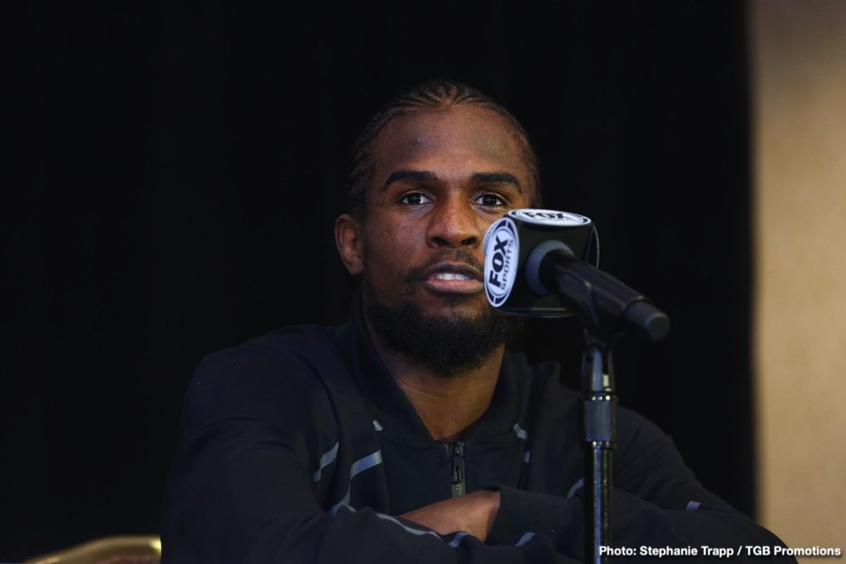 Boxing photo: Jarrett Hurd, Julian "J-Rock" Williams, Mario Barrios, Matt Korobov image Jarrett Hurd and Julian 'J-Rock' Williams final quotes for Saturday