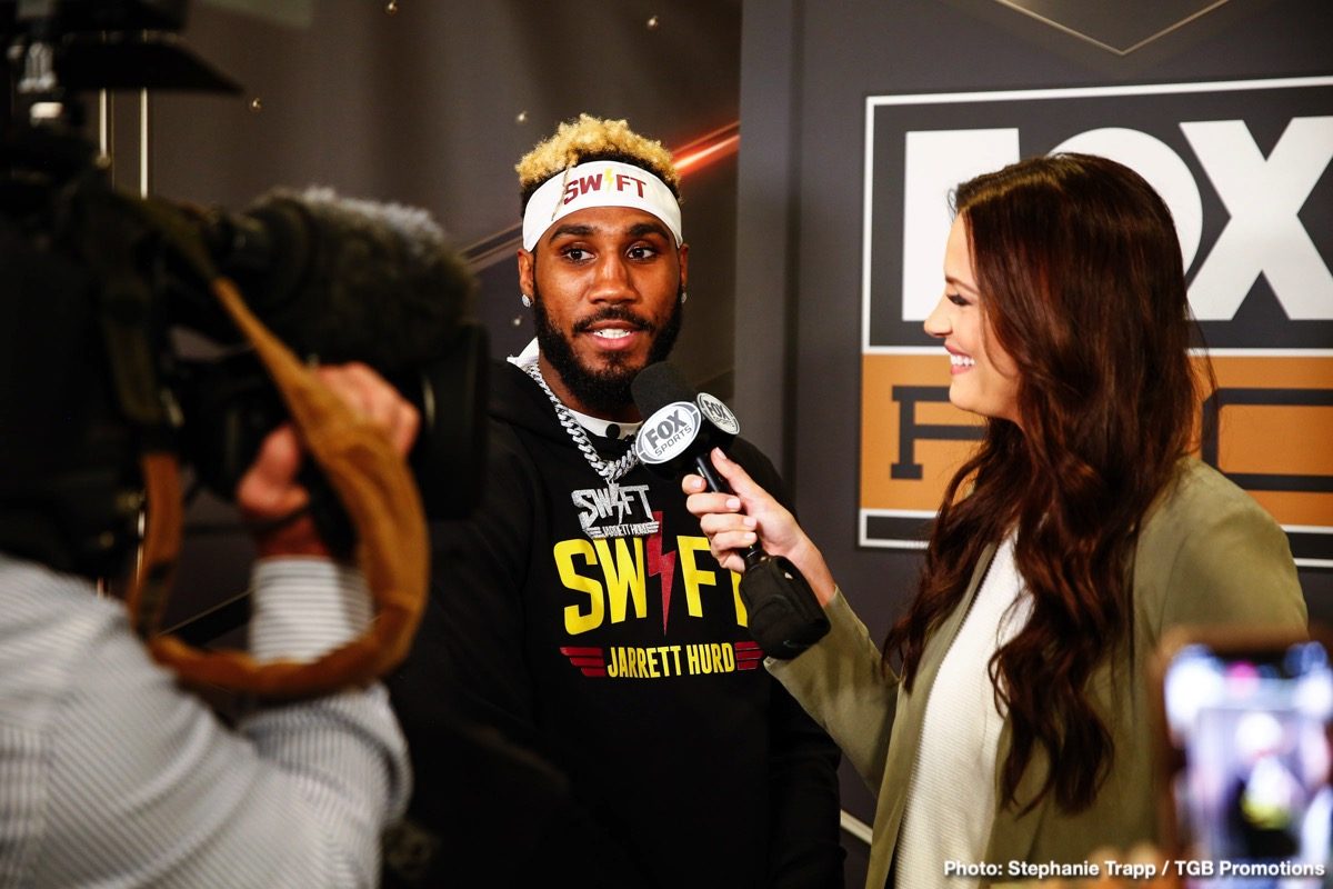 Boxing photo: Jarrett Hurd, Julian "J-Rock" Williams, Mario Barrios, Matt Korobov image Jarrett Hurd and Julian 'J-Rock' Williams final quotes for Saturday
