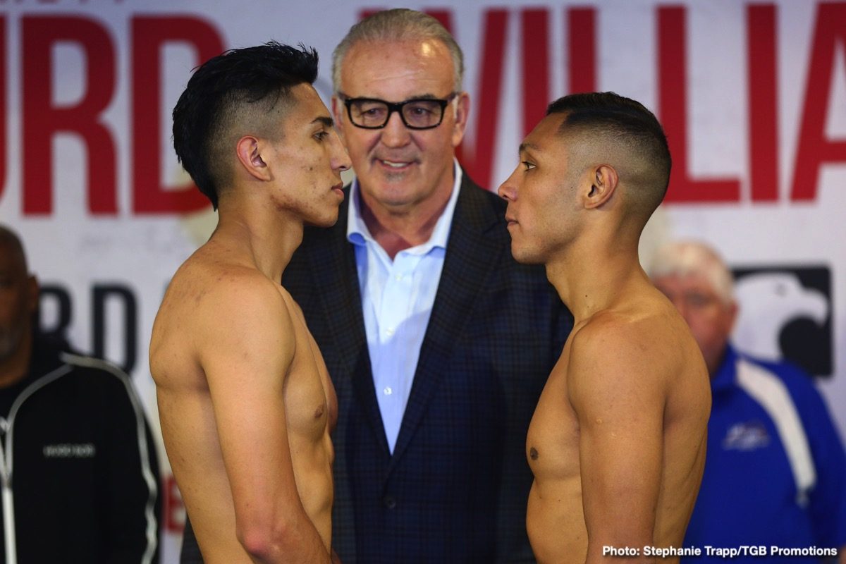 Jarrett Hurd vs. Julian 'J-Rock' Williams Weigh In Results & Photos