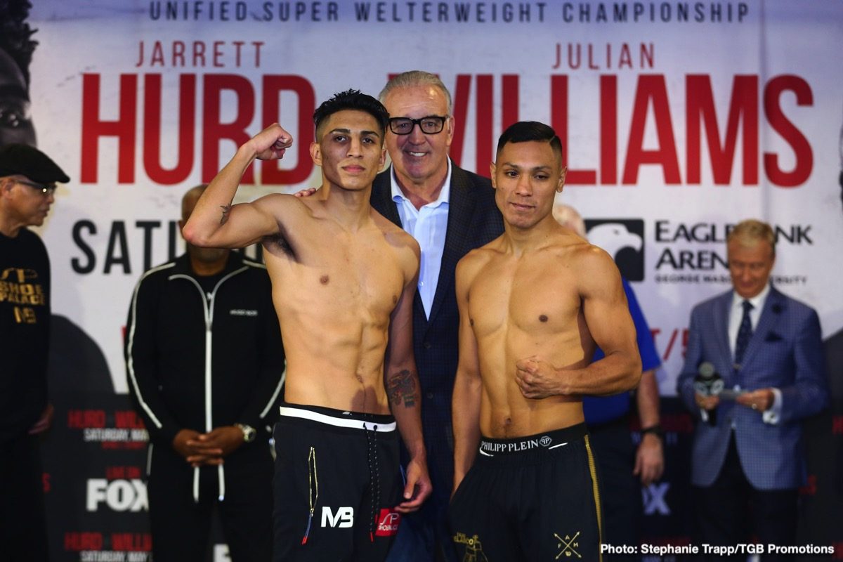 Jarrett Hurd vs. Julian 'J-Rock' Williams Weigh In Results & Photos