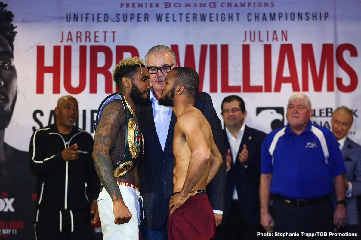 Jarrett Hurd vs. Julian 'J-Rock' Williams Weigh In Results & Photos