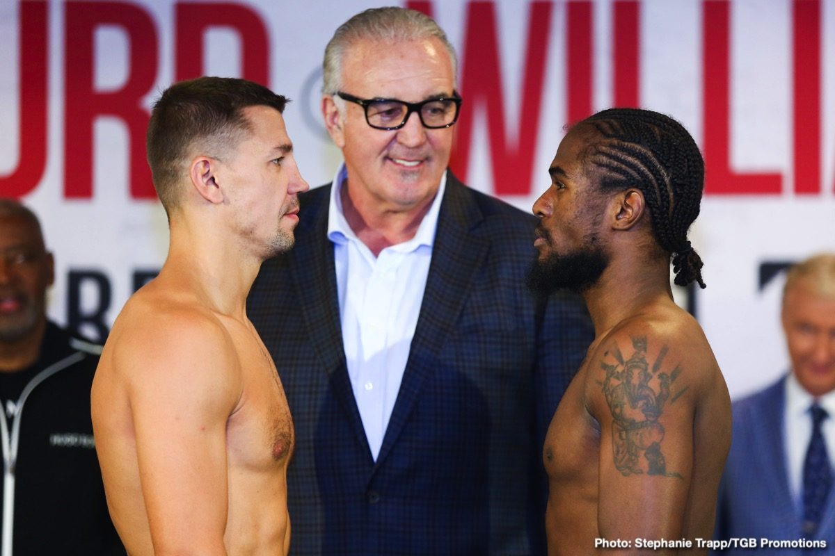 Jarrett Hurd vs. Julian 'J-Rock' Williams Weigh In Results & Photos