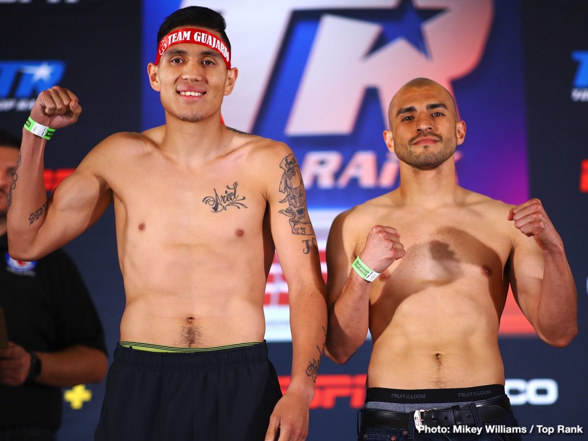 Berchelt vs Vargas II, Dogboe vs Navarrete - Weigh In Results & Photos