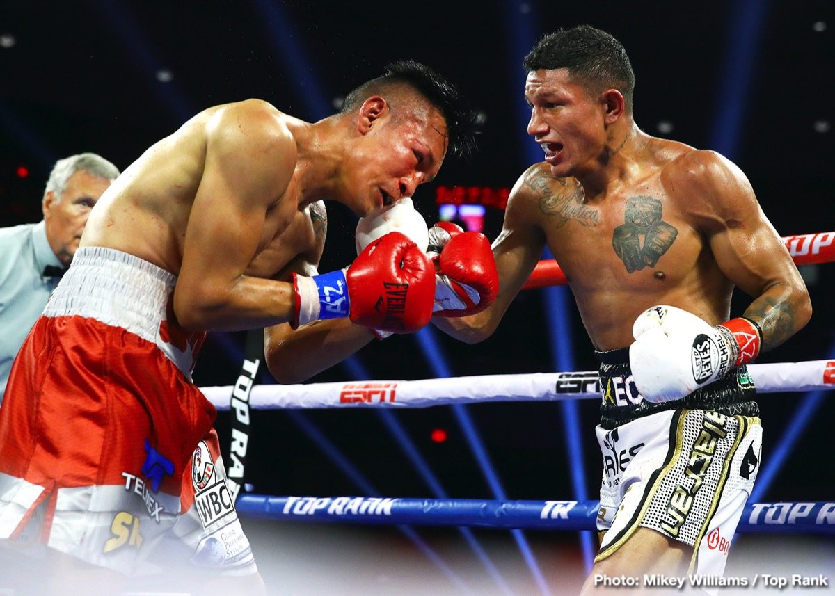 Boxing photo: Francisco Vargas, Miguel Berchelt image Live Updates: Miguel Berchelt beats Francisco Vargas - again