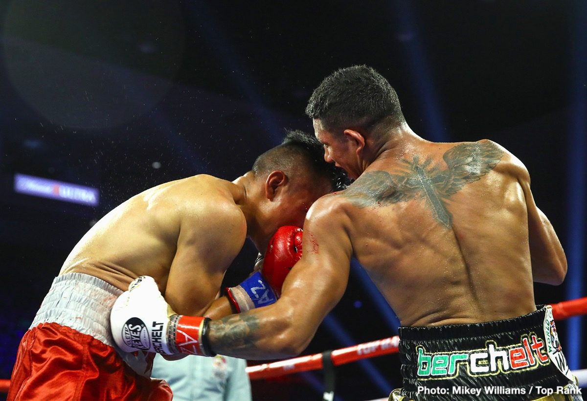 Boxing photo: Francisco Vargas, Miguel Berchelt image Live Updates: Miguel Berchelt beats Francisco Vargas - again