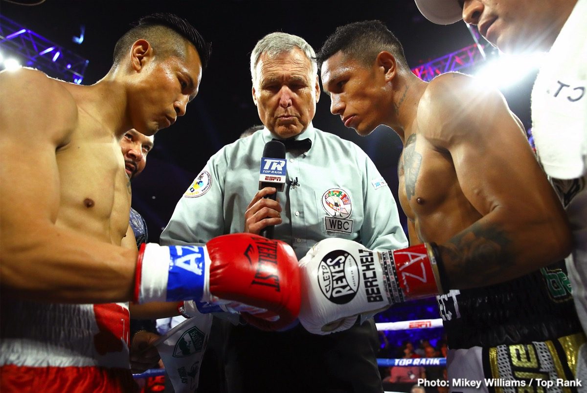 Boxing photo: Francisco Vargas, Miguel Berchelt image Live Updates: Miguel Berchelt beats Francisco Vargas - again