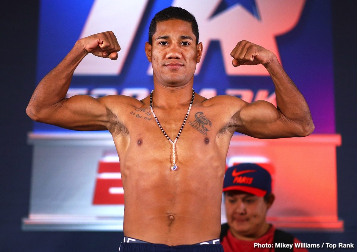 Berchelt vs Vargas II, Dogboe vs Navarrete - Weigh In Results & Photos