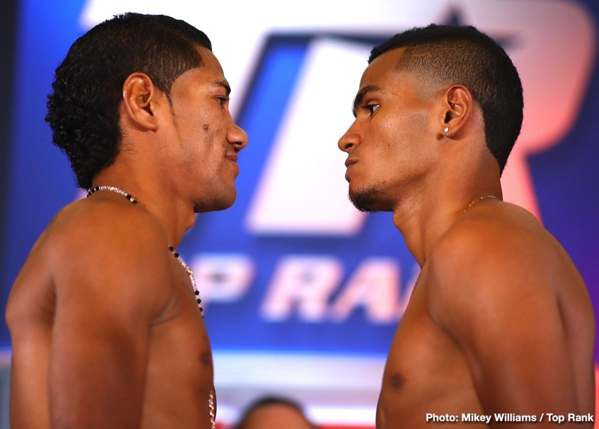 Berchelt vs Vargas II, Dogboe vs Navarrete - Weigh In Results & Photos