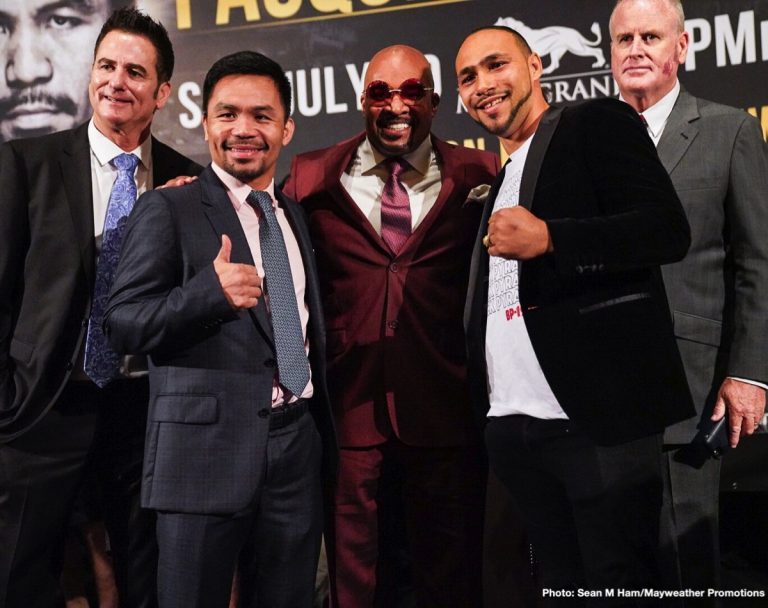 Thurman/Pacquiao – Manny's Guy Gibbons Says Pac Man Will Get The KO