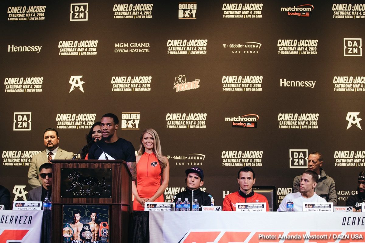 Ortiz v Herrera, Diaz v Fonseca, Roach Jr v Oquendo quotes for Sat. on DAZN
