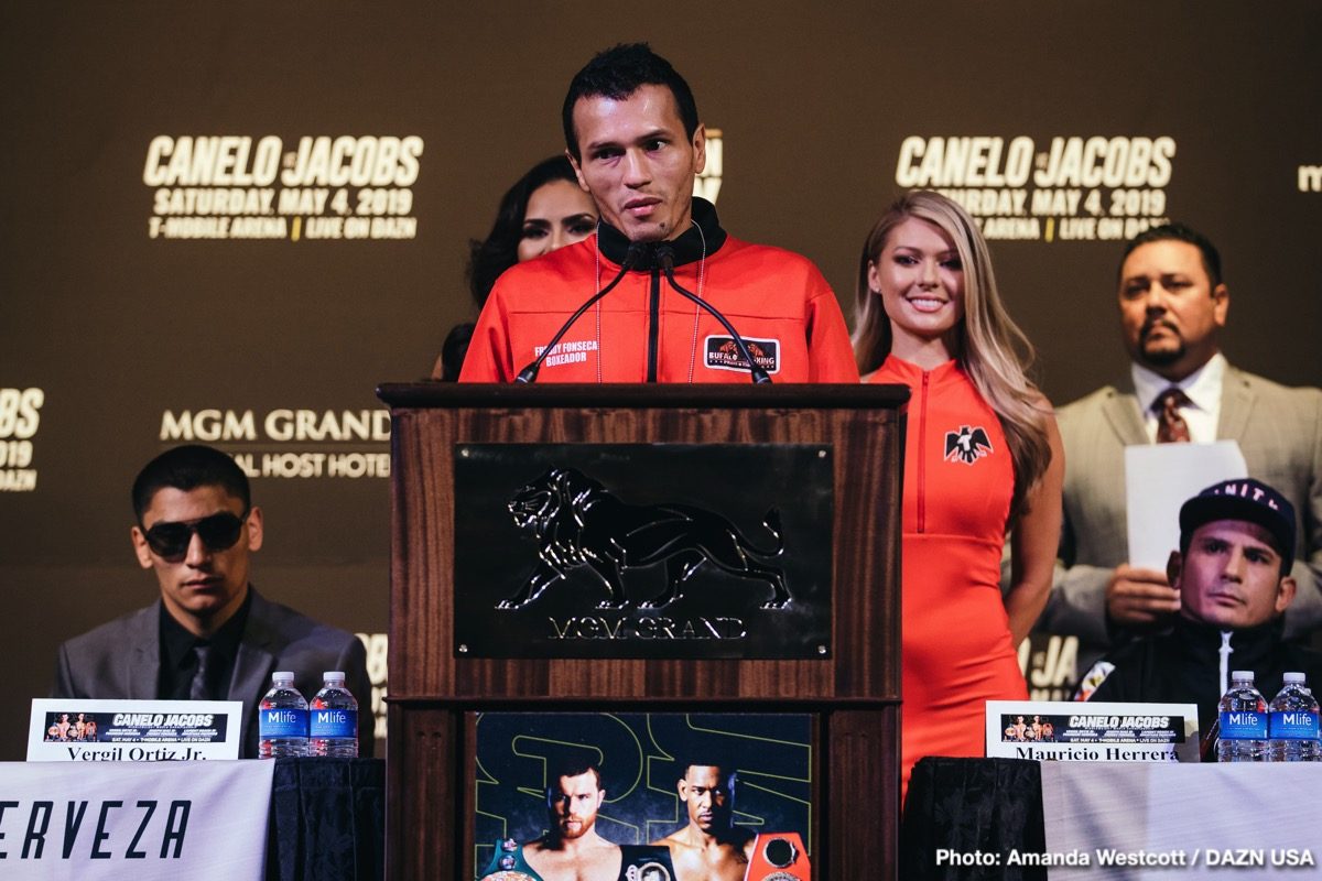 Ortiz v Herrera, Diaz v Fonseca, Roach Jr v Oquendo quotes for Sat. on DAZN