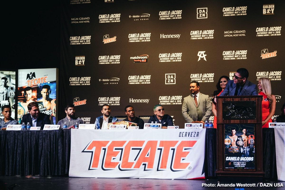 Ortiz v Herrera, Diaz v Fonseca, Roach Jr v Oquendo quotes for Sat. on DAZN