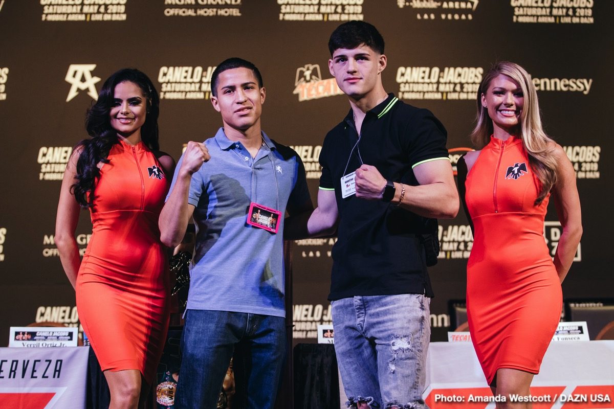 Ortiz v Herrera, Diaz v Fonseca, Roach Jr v Oquendo quotes for Sat. on DAZN