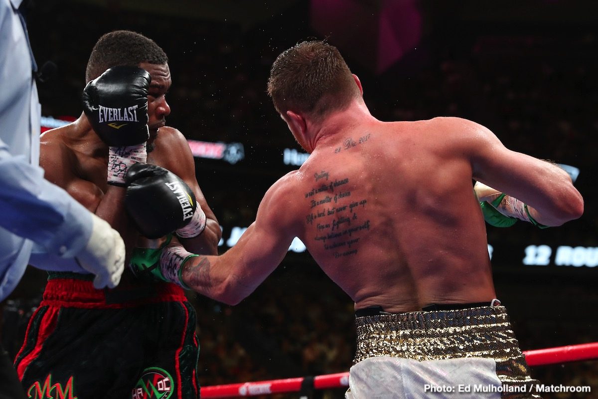 RESULTS: Canelo Alvarez unifies WBC/WBA/IBF middleweight titles