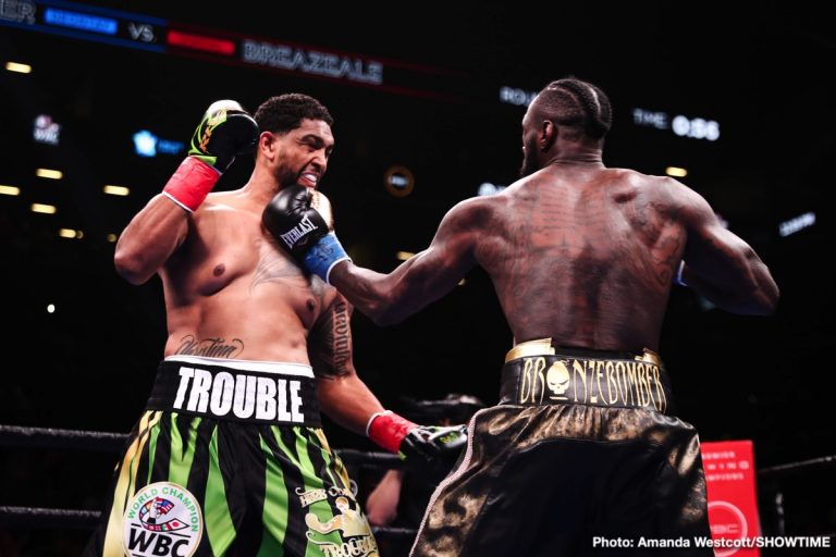 Live Updates: Deontay Wilder destroys Dominic Breazeale