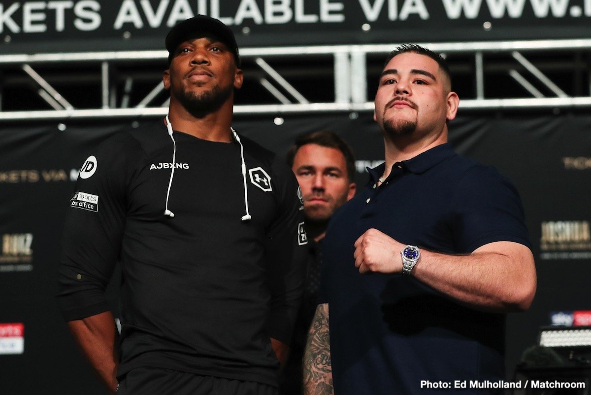 Anthony Joshua, Andy Ruiz Jr. final press conference quotes