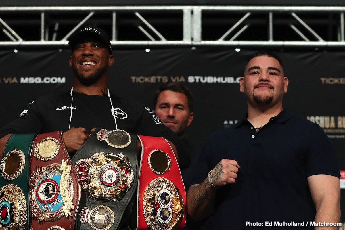 Anthony Joshua, Andy Ruiz Jr. final press conference quotes