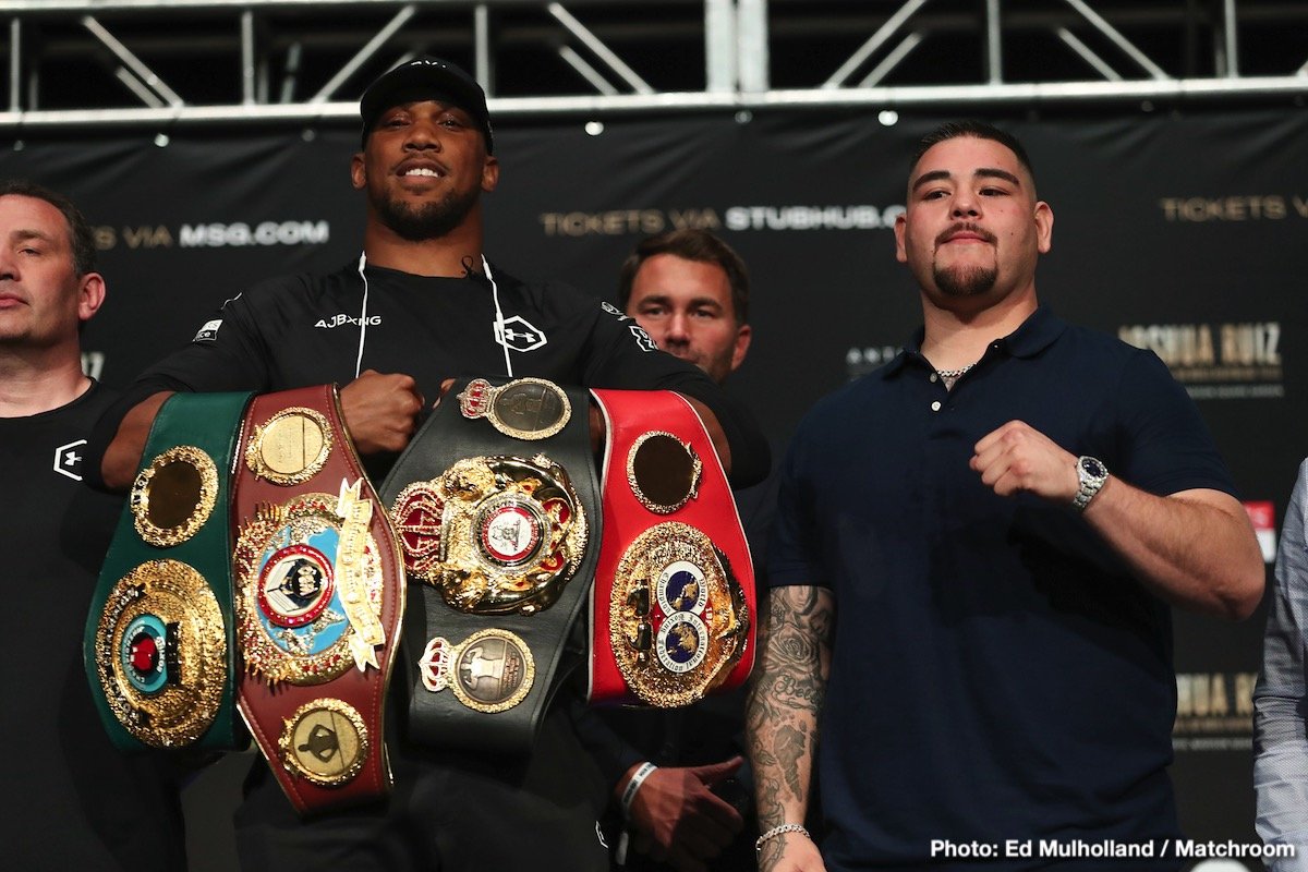 Anthony Joshua, Andy Ruiz Jr. final press conference quotes