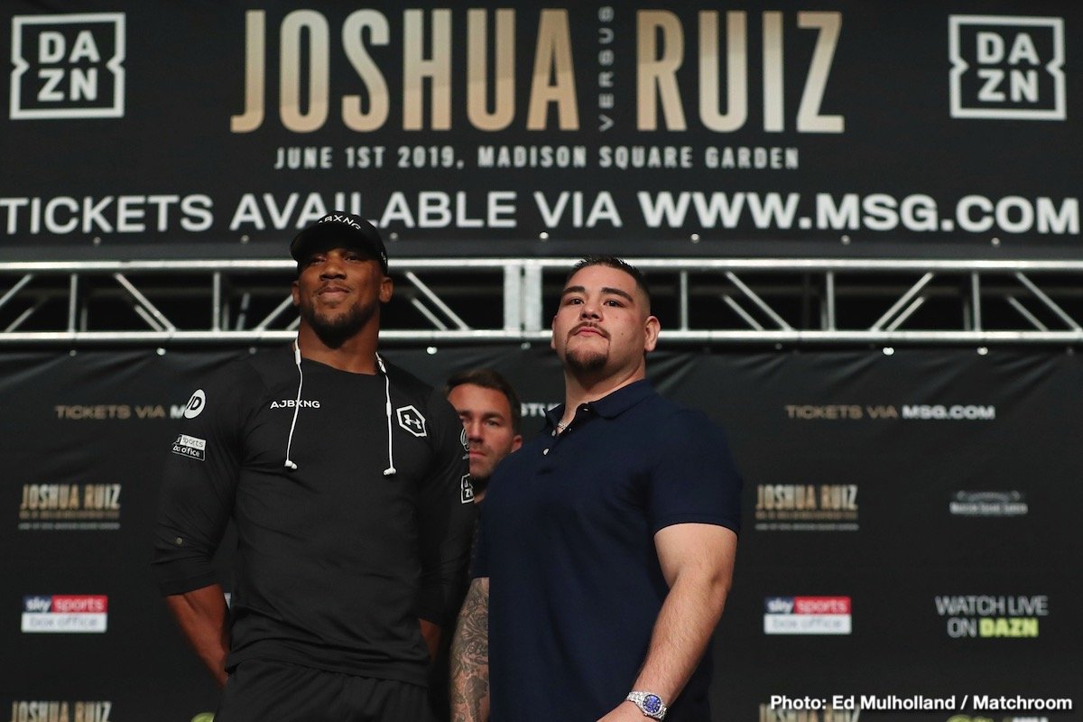 Anthony Joshua, Andy Ruiz Jr. final press conference quotes
