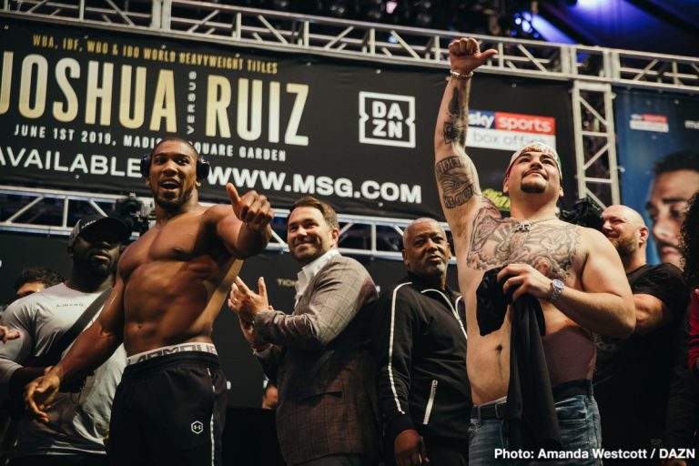 It's Fight Week: Ruiz-Joshua II – and Joshua's Mentality Is To “Destroy”