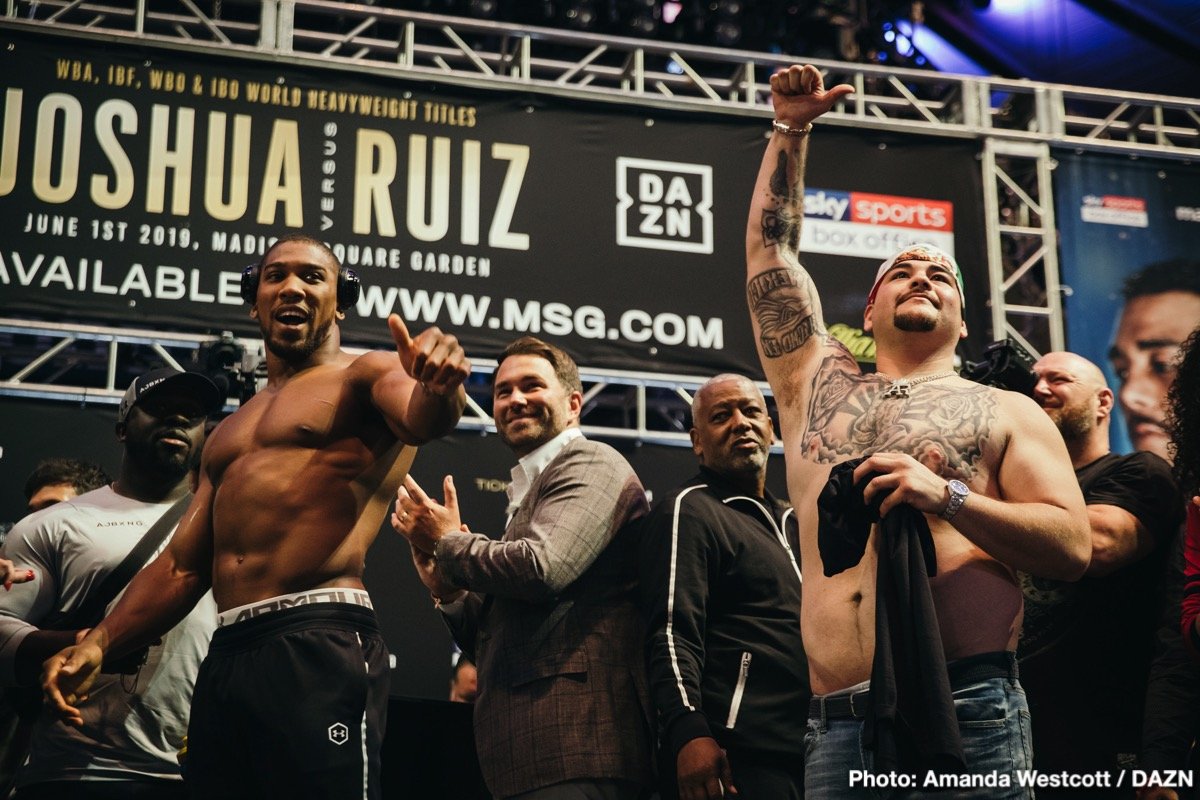 It's Fight Week: Ruiz-Joshua II – and Joshua's Mentality Is To “Destroy”
