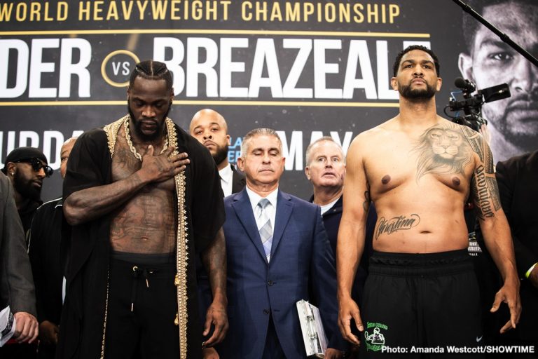 LIVE STREAM: Deontay Wilder - Dominic Breazeale Weigh In