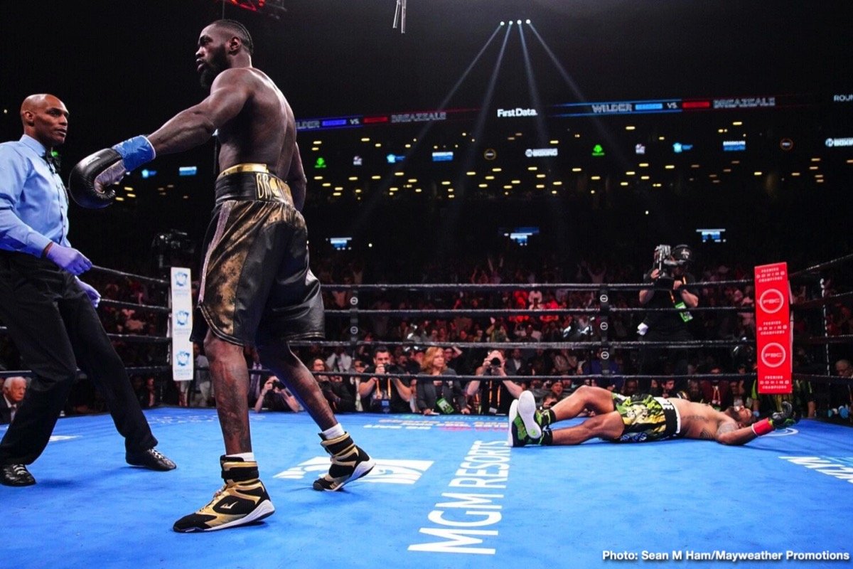 Photos: Deontay Wilder Thrills Barclays Center Crowd With Scintillating First Round Knockout Of Dominic Breazeale