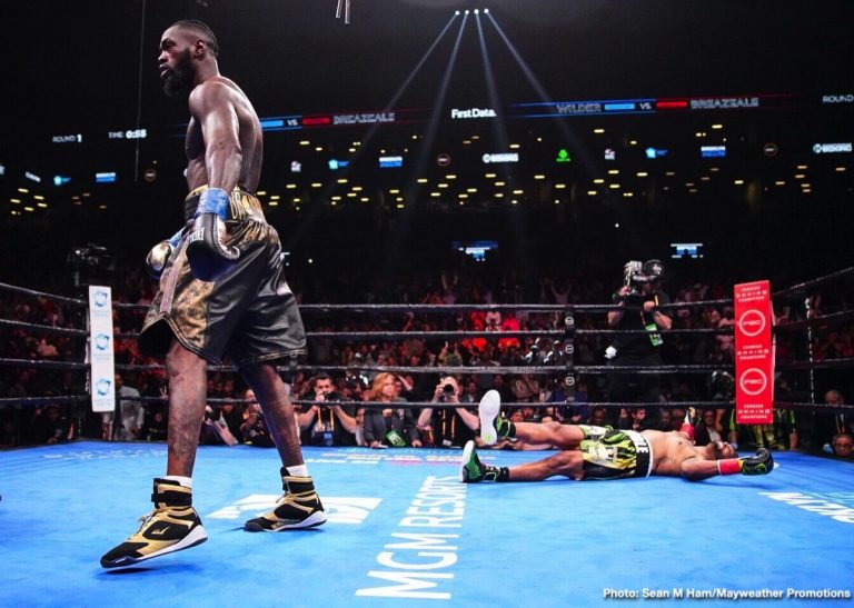 Photos: Deontay Wilder Thrills Barclays Center Crowd With Scintillating First Round Knockout Of Dominic Breazeale