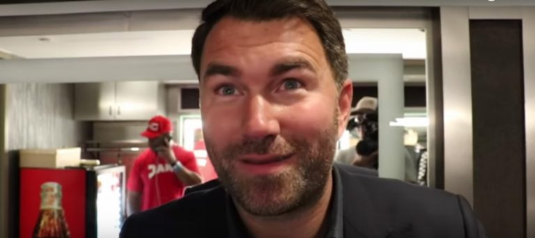 Eddie Hearn Says The Pressure Is On Joshua To Get The KO In Pulev Defence