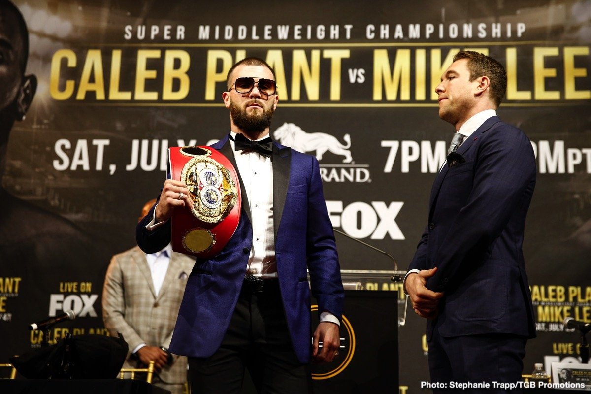 Caleb Plant vs Mike Lee on FOX Deportes on July 20 from the MGM Grand