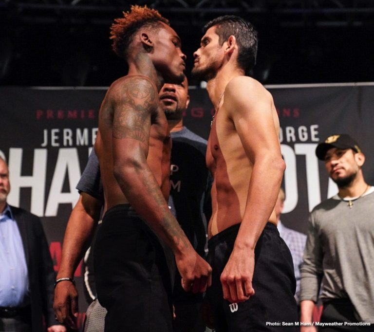 Jermell Charlo & Jorge Cota Weights & Photos