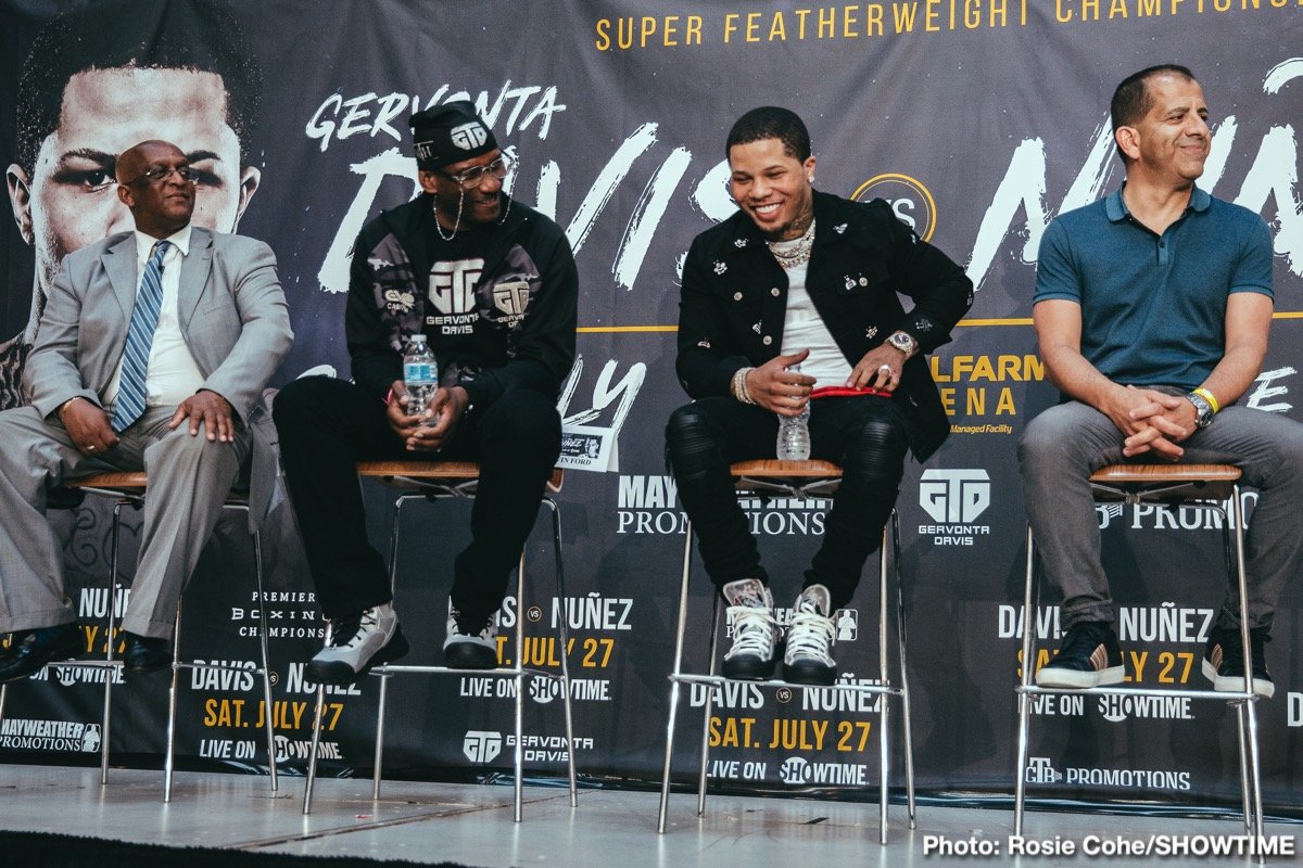 Gervonta Davis and Richardo Nunez interview transcript
