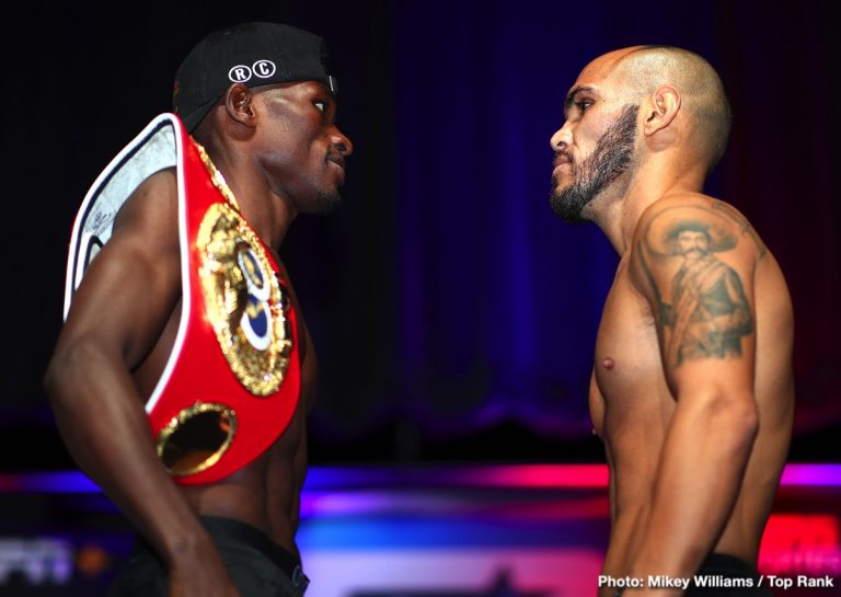 Commey vs. Beltran, Adames vs Day - Weigh In Results