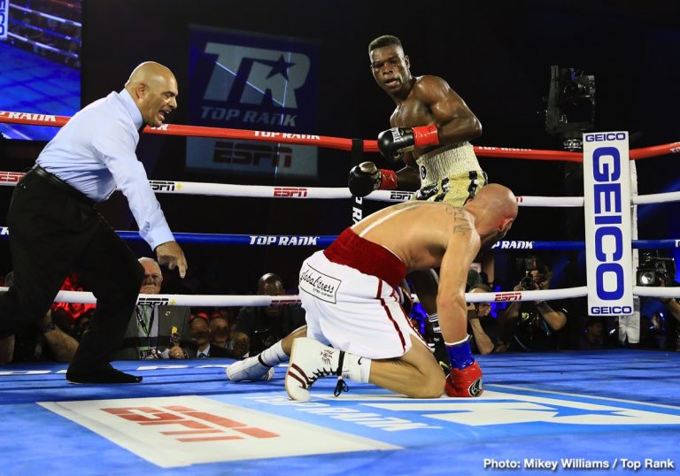 PHOTOS: Richard Commey beats Ray Beltran, Carlos Adames decisions Patrick Day