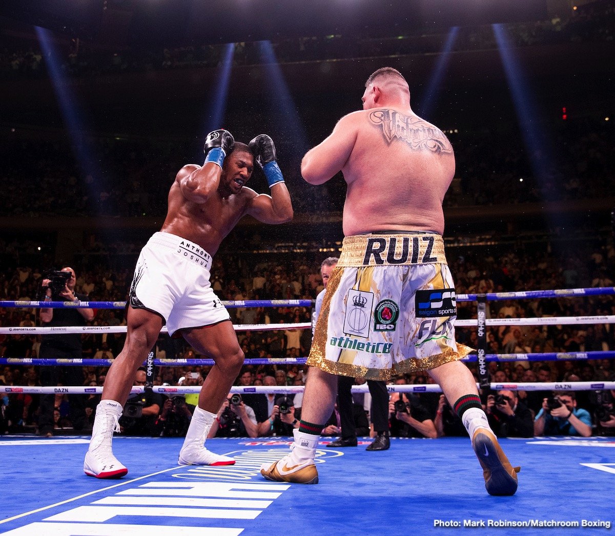 George Foreman Wants To Help Anthony Joshua