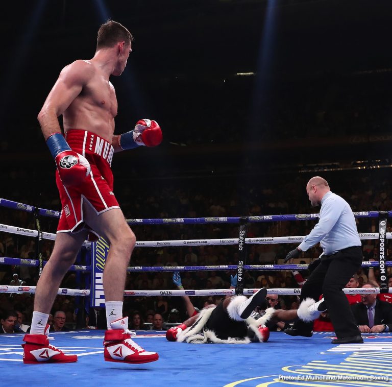 Hearn predicts Smith KOs Beterbiev "face down" on canvas